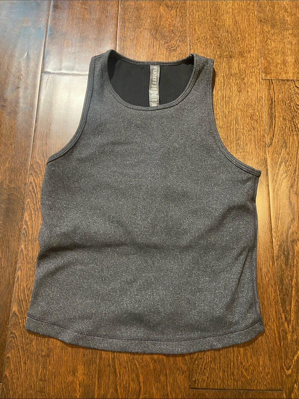 Vuori Pose Plyo Tank SZ S dark charcoal gray